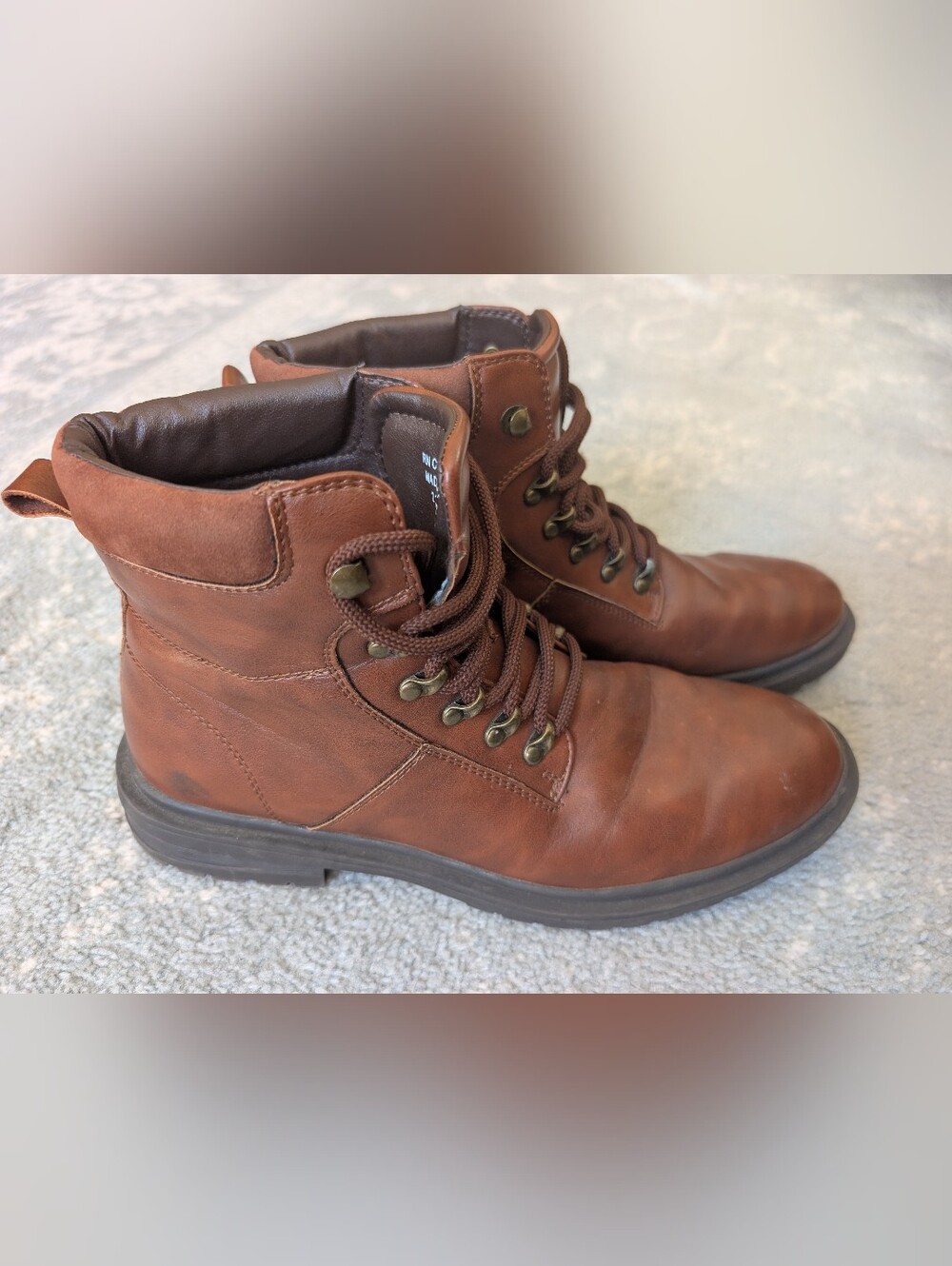 Primark Brown Lace-Up Men's Ankle Boots